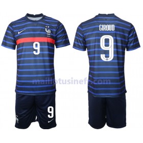 Maillot de Foot France Olivier Giroud 9 Domicile UEFA EURO 2020 - Enfant